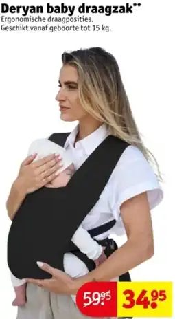 Kruidvat Deryan baby draagzak aanbieding
