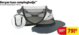 Kruidvat Deryan luxe campingbedje aanbieding