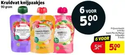 Kruidvat Kruidvat knijpzakjes aanbieding