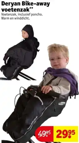 Kruidvat Deryan Bike-away voetenzak aanbieding