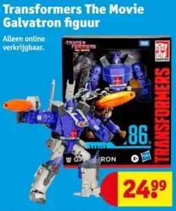 Kruidvat Transformers The Movie Galvatron figuur aanbieding