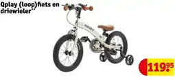 Kruidvat Qplay loop fiets en driewieler aanbieding