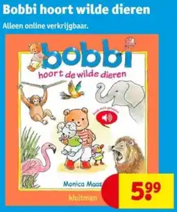 Kruidvat Bobbi hoort wilde dieren aanbieding