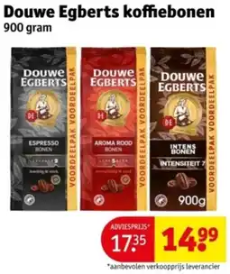 Kruidvat Douwe Egberts koffiebonen aanbieding