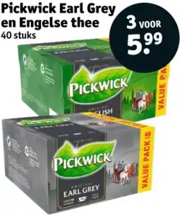 Kruidvat Pickwick Earl Grey en Engelse thee aanbieding