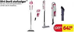 Kruidvat Dirt Devil stofzuiger aanbieding