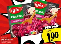 Vomar Voordeelmarkt DIEPVRIES Iglo Rode Kool aanbieding