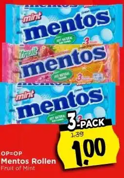 Vomar Voordeelmarkt Mentos Rollen aanbieding
