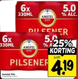 Vomar Voordeelmarkt Amstel Pils aanbieding