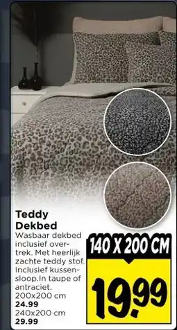 Vomar Voordeelmarkt Teddy Dekbed aanbieding