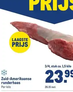 Makro Zuid-Amerikaanse runderhaas aanbieding