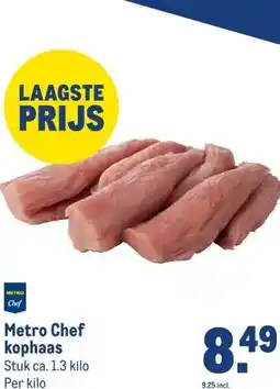 Makro Metro Chef kophaas aanbieding
