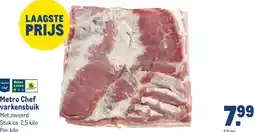 Makro Metro Chef varkensbuik aanbieding