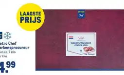 Makro Metro Chef Varkensprocureur aanbieding
