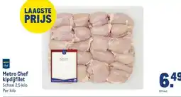 Makro Metro Chef kipdijfilet aanbieding