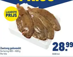 Makro Zeetong gekweekt aanbieding