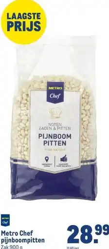 Makro Metro Chef pijnboompitten aanbieding