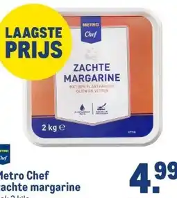 Makro Metro Chef zachte margarine aanbieding
