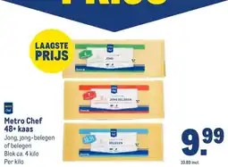 Makro Metro Chef 48+ kaas aanbieding