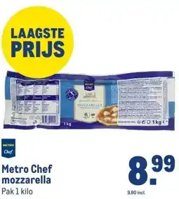 Makro Metro Chef mozzarella aanbieding