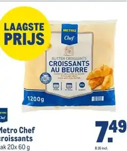 Makro Metro Chef croissants aanbieding