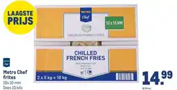 Makro Metro Chef frites aanbieding