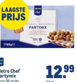 Makro Metro Chef partymix aanbieding