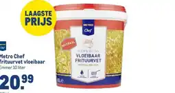 Makro Metro Chef frituurvet vloeibaar aanbieding