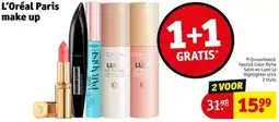 Kruidvat L'Oréal Paris make up aanbieding