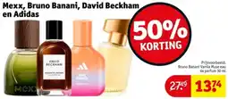 Kruidvat Mexx, Bruno Banani, David Beckham en Adidas aanbieding