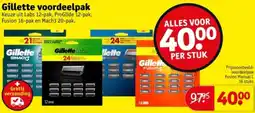 Kruidvat Gillette voordeelpak aanbieding