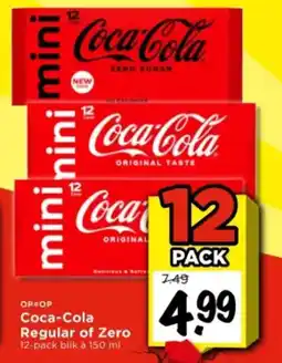 Vomar Voordeelmarkt Coca-Cola Regular of Zero aanbieding
