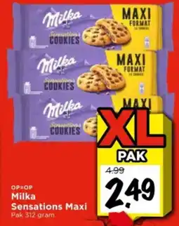 Vomar Voordeelmarkt Milka Sensations Maxi aanbieding