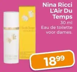 Trekpleister Nina Ricci L'Air Du Temps aanbieding