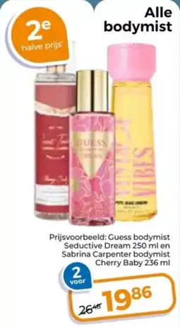 Trekpleister Alle Bodymist aanbieding