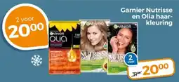 Trekpleister Garnier Nutrisse en Olia Haarkleuring aanbieding