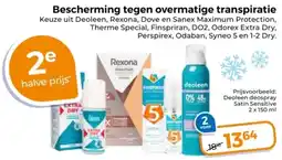 Trekpleister Bescherming Tegen Overmatige Transpiratie aanbieding