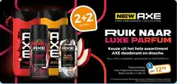 Trekpleister Keuze uit het hele assortiment AXE deodorant en douche. aanbieding