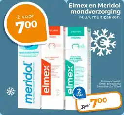 Trekpleister Elmex en Meridol mondverzorging aanbieding