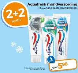 Trekpleister Aquafresh Mondverzorging aanbieding