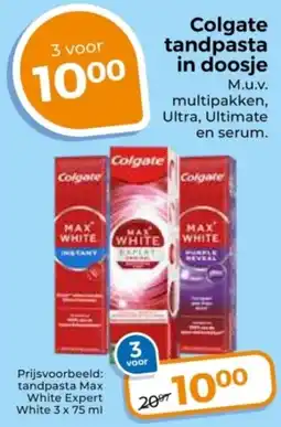 Trekpleister Colgate tandpasta in Doosje aanbieding