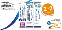 Trekpleister Sensodyne Gevoeligheid Plus, Clinical White, Clinical Repair en Repair & Protect aanbieding