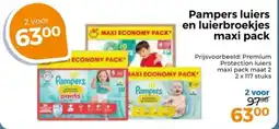 Trekpleister Pampers Luiers en Luierbroekjes Maxi Pack aanbieding
