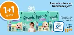 Trekpleister Rascals luiers en luierbroekjes aanbieding