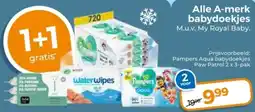 Trekpleister Alle A-merk babydoekjes aanbieding