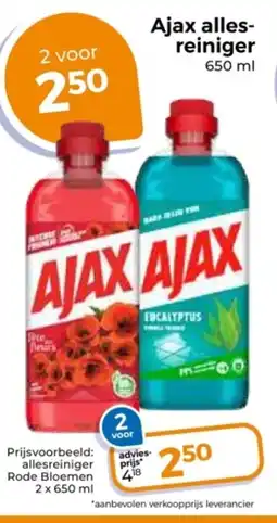 Trekpleister Ajax alles reiniger aanbieding