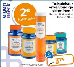 Trekpleister Trekpleister enkelvoudige vitaminen aanbieding