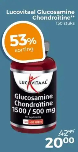 Trekpleister Lucovitaal Glucosamine Chondroïtine aanbieding