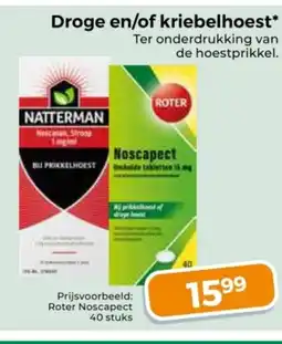 Trekpleister Droge en of kriebelhoest aanbieding