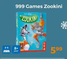 Trekpleister 999 Games Zookini aanbieding